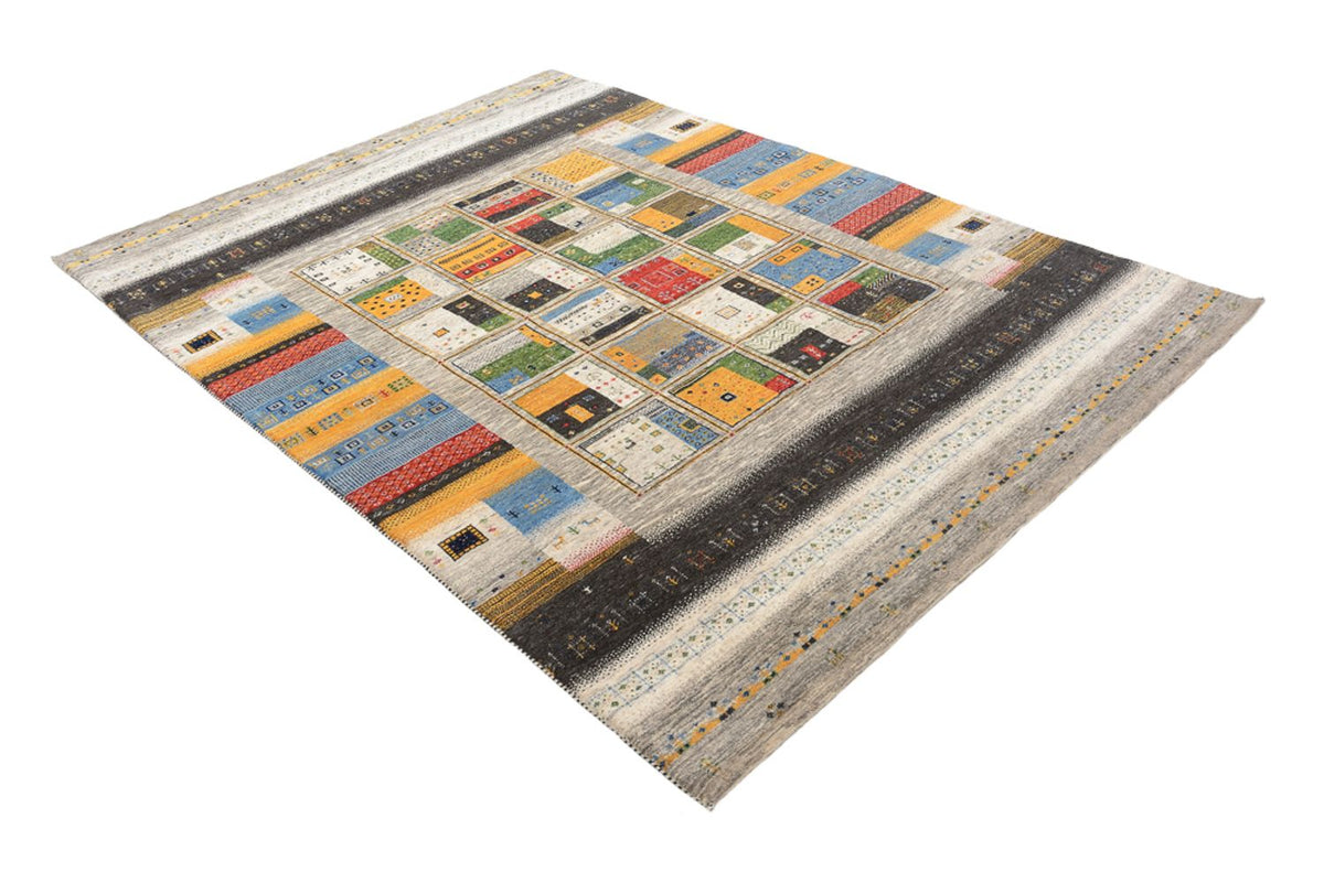 Tapis Gabbeh - Loribaft Indus - 241 x 174 cm - multicolore