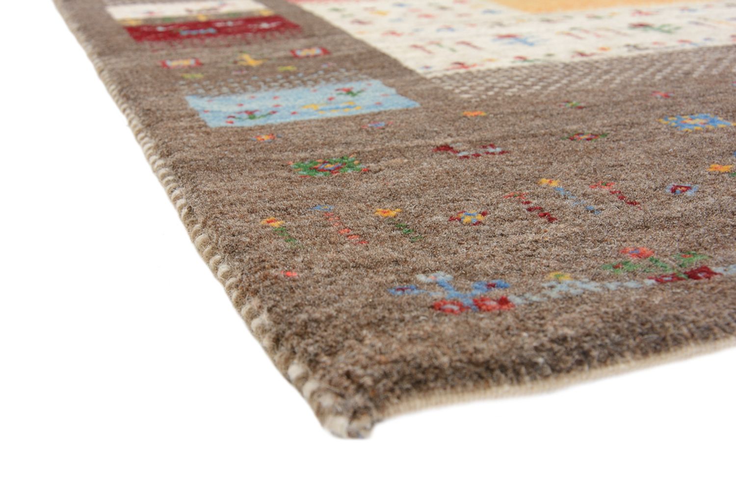 Tapis Gabbeh - Loribaft Indus - 203 x 146 cm - multicolore