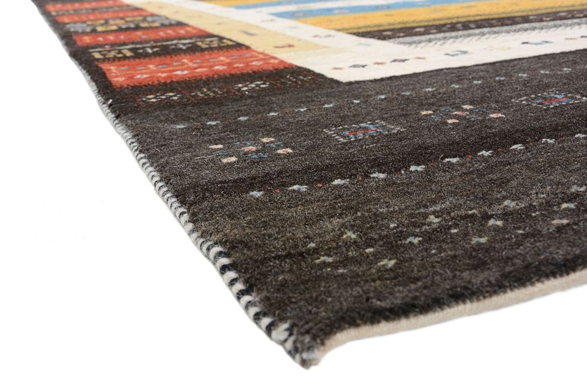 Tapis Gabbeh - Loribaft Indus - 212 x 143 cm - multicolore
