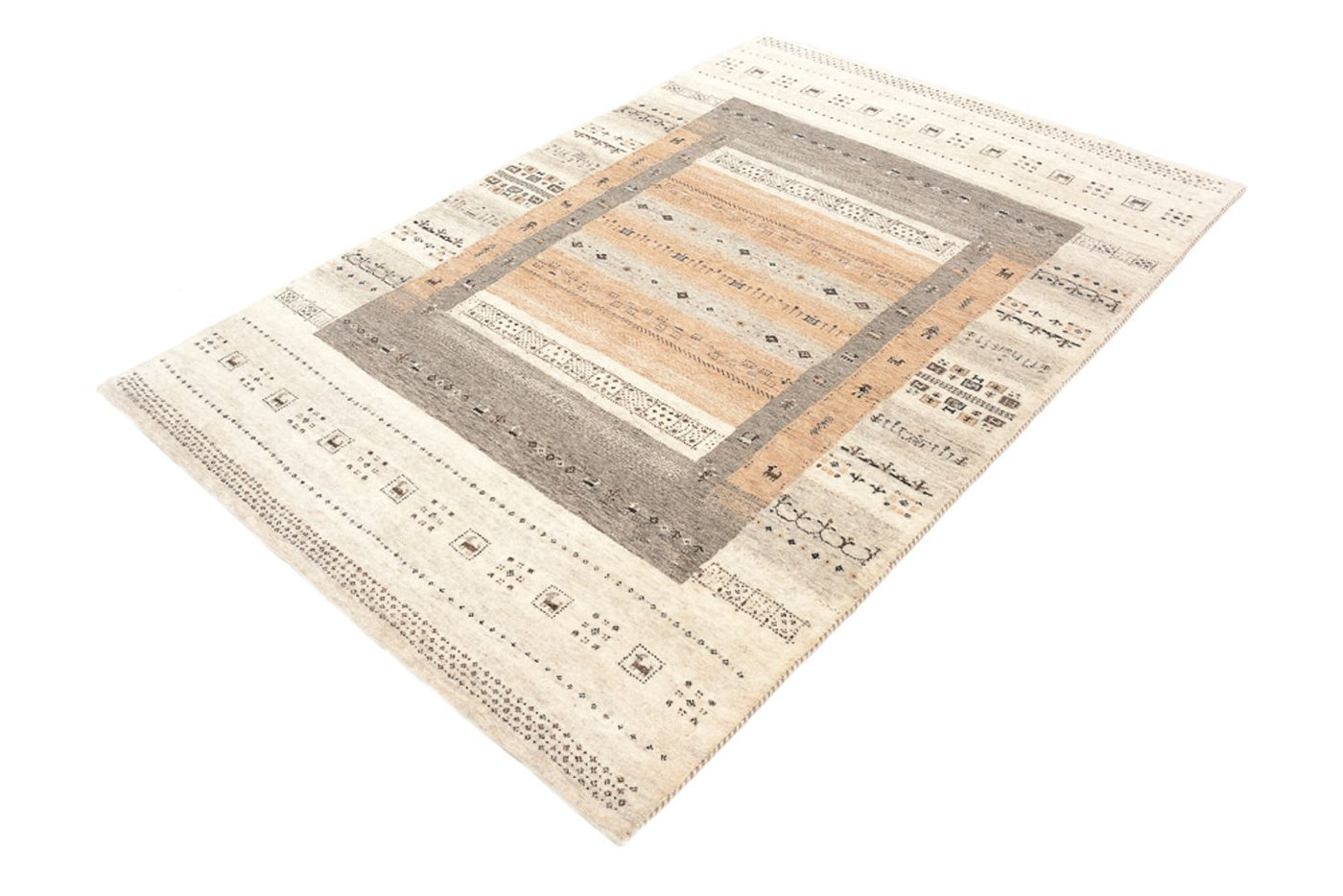 Tapis Loribaft indien Tapis 201x140cm - Tapis en laine