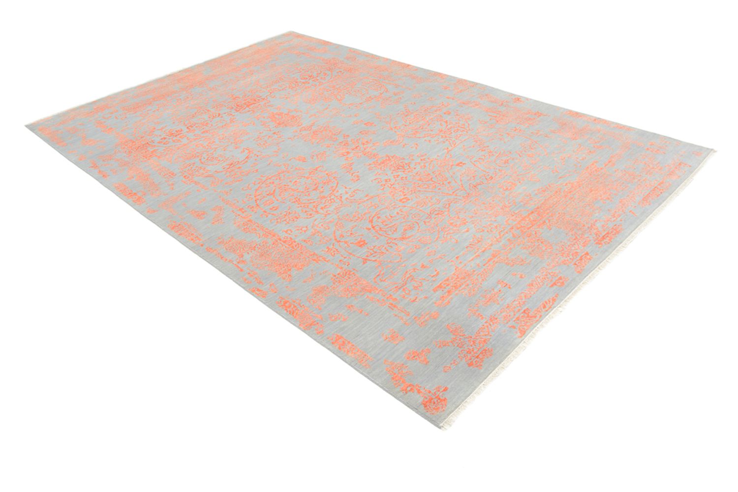 Tapis design - 299 x 195 cm - saumon