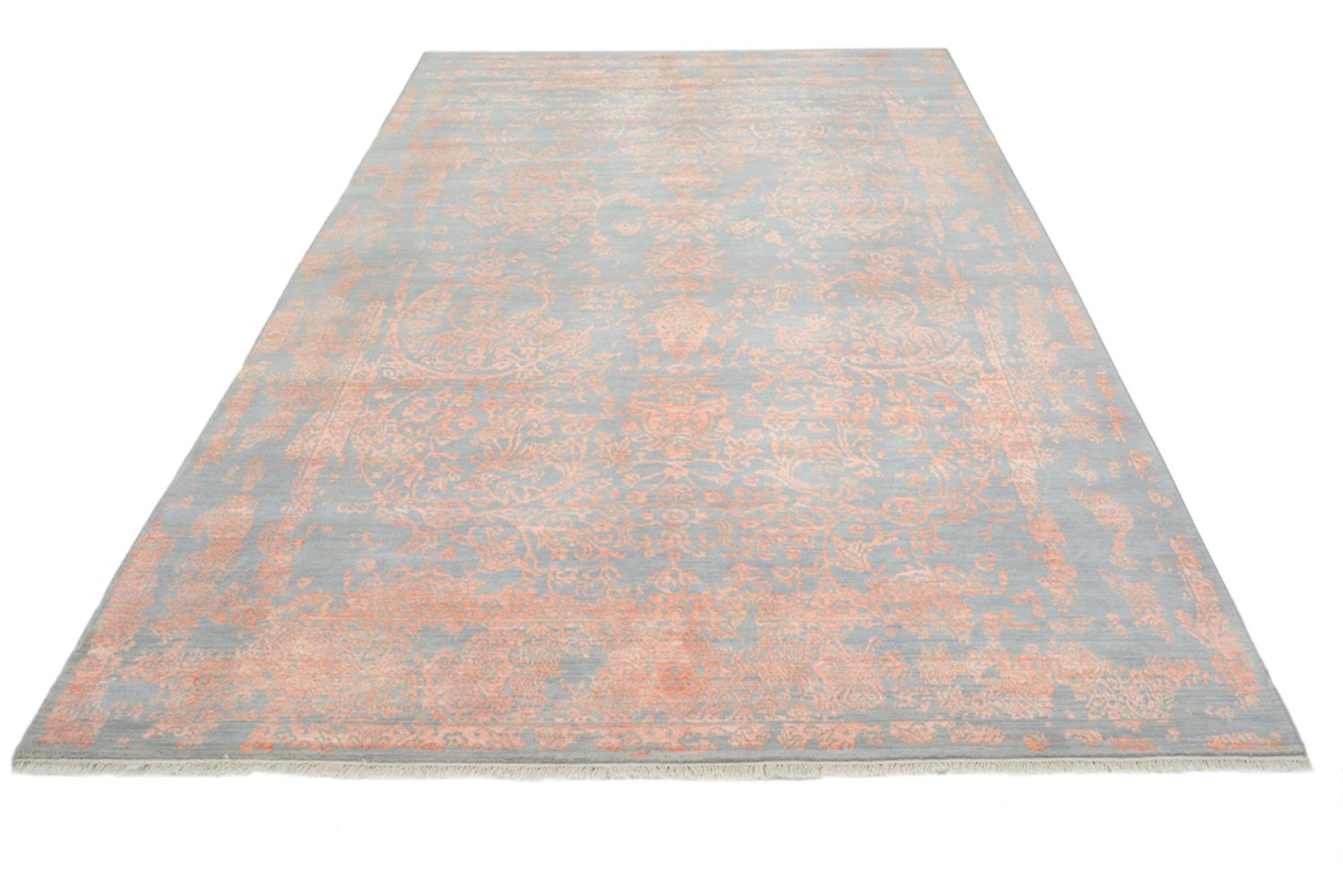Tapis design - 299 x 195 cm - saumon