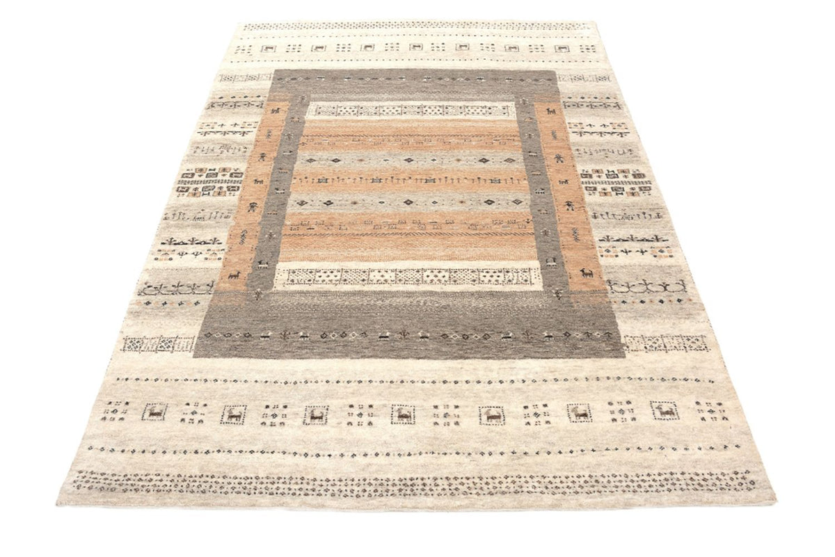 Tapis Gabbeh - Loribaft Indus - 299 x 205 cm - beige foncé