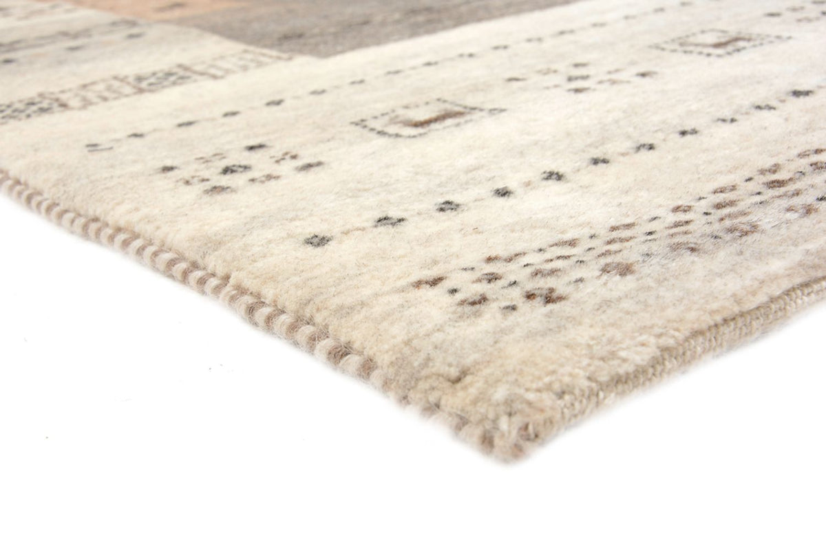 Tapis Gabbeh - Loribaft Indus - 299 x 205 cm - beige foncé