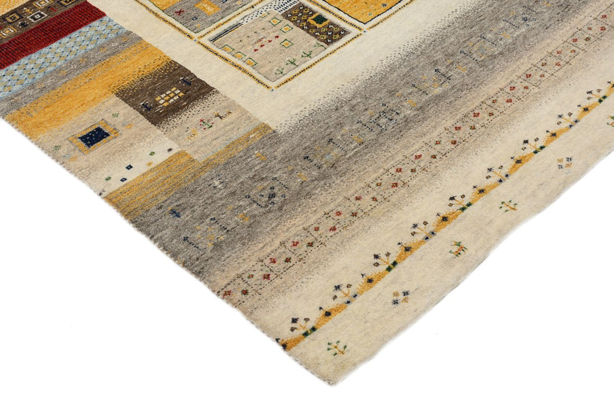 Tapis Gabbeh - Loribaft Indus - 241 x 174 cm - multicolore