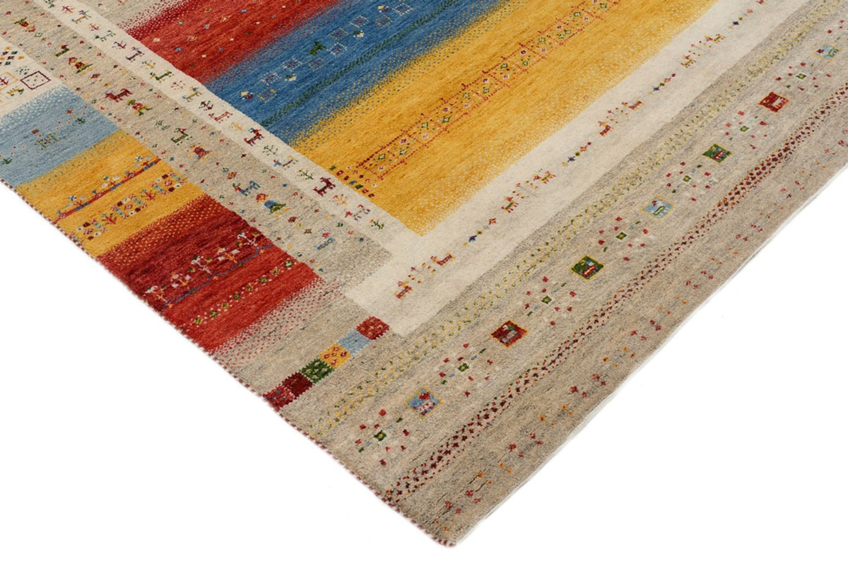 Tapis Gabbeh - Loribaft Indus - 236 x 173 cm - multicolore