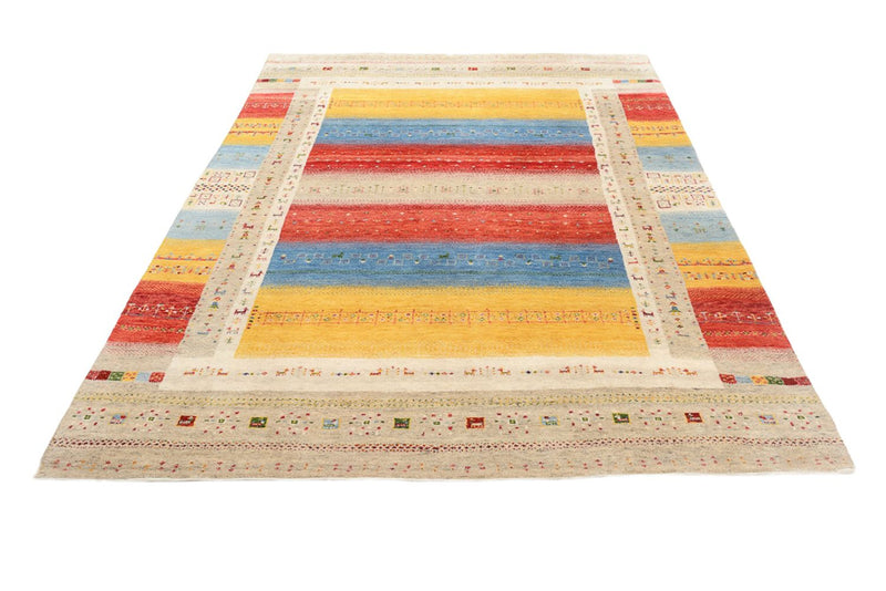 Tapis Gabbeh - Loribaft Indus - 236 x 173 cm - multicolore