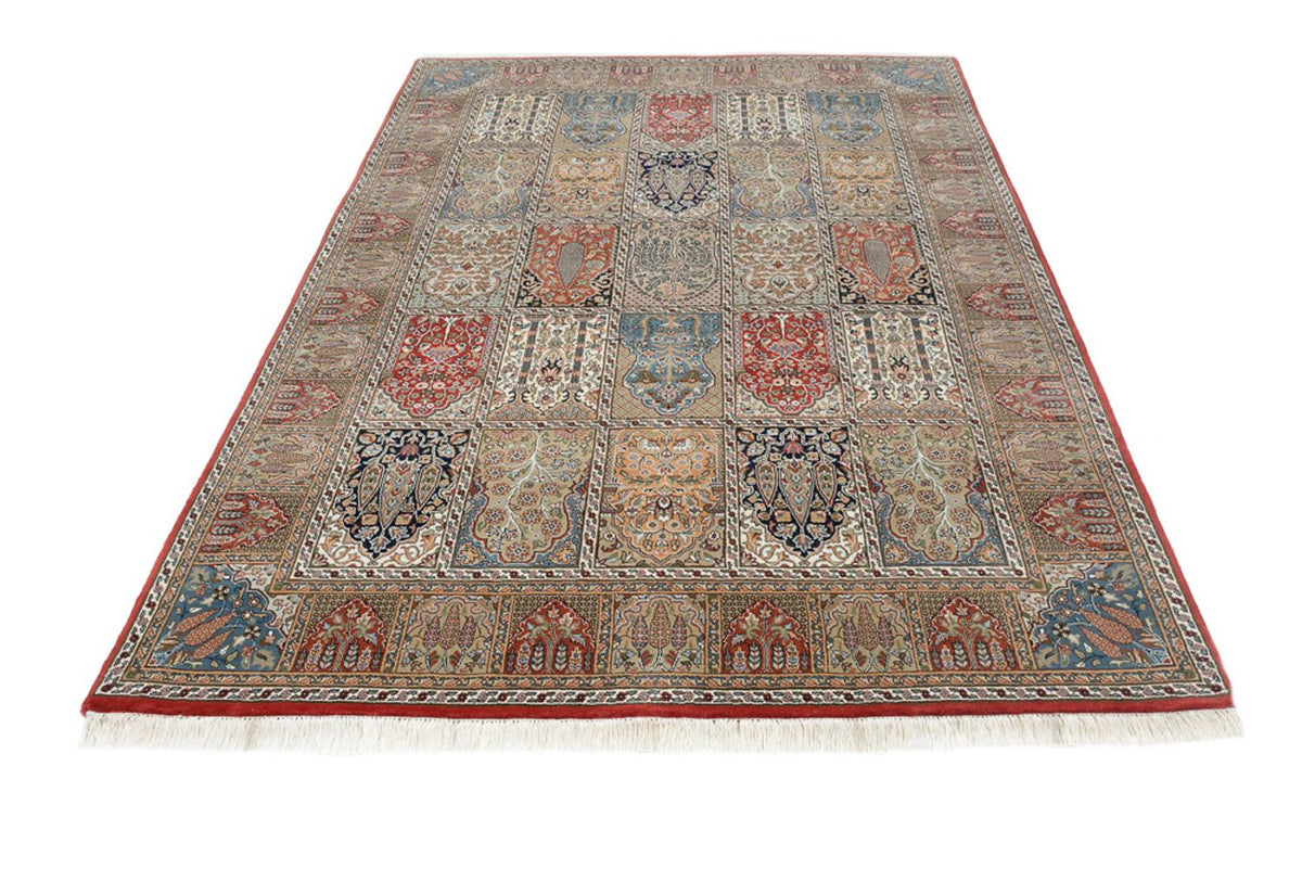 Tapis oriental - Ghom - Indus - 242 x 172 cm - beige foncé