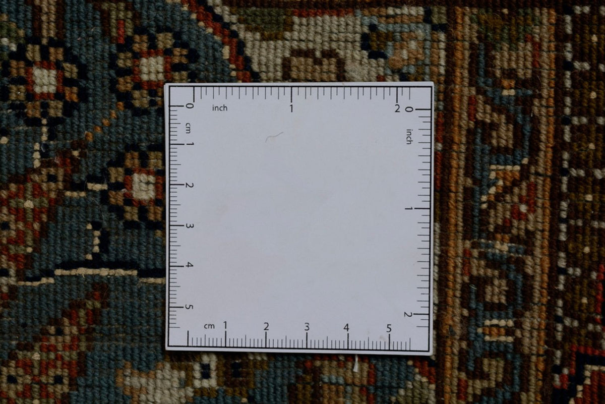 Tapis oriental - Ghom - Indus - 242 x 172 cm - beige foncé