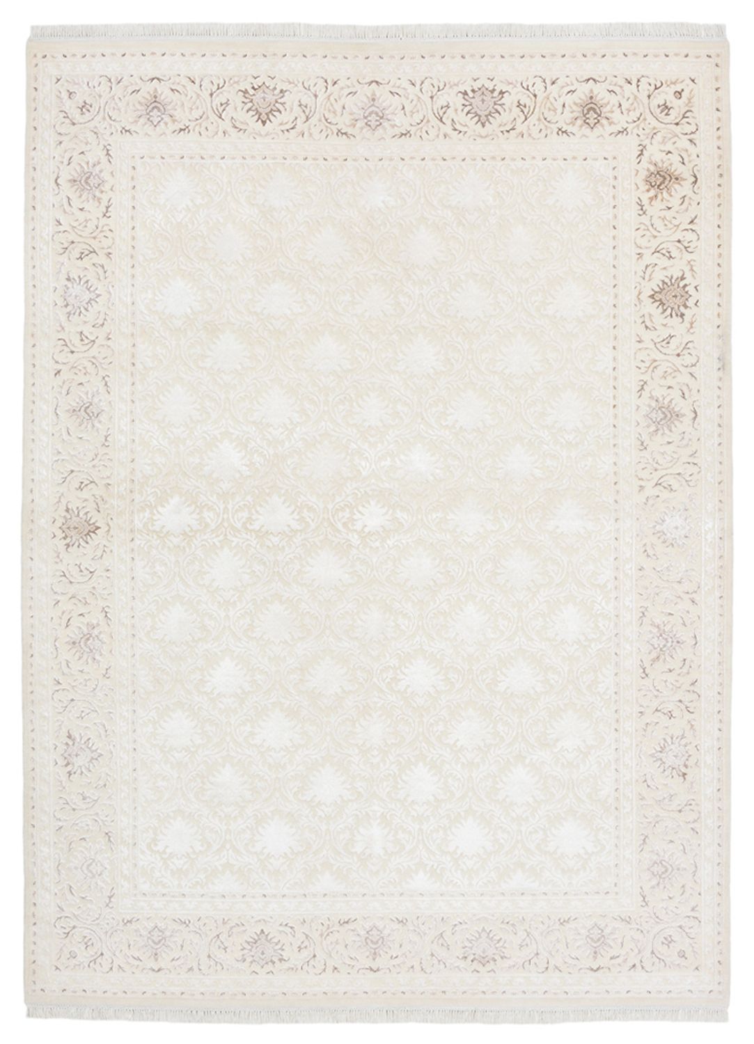 Tapis oriental - 240 x 176 cm - blanc