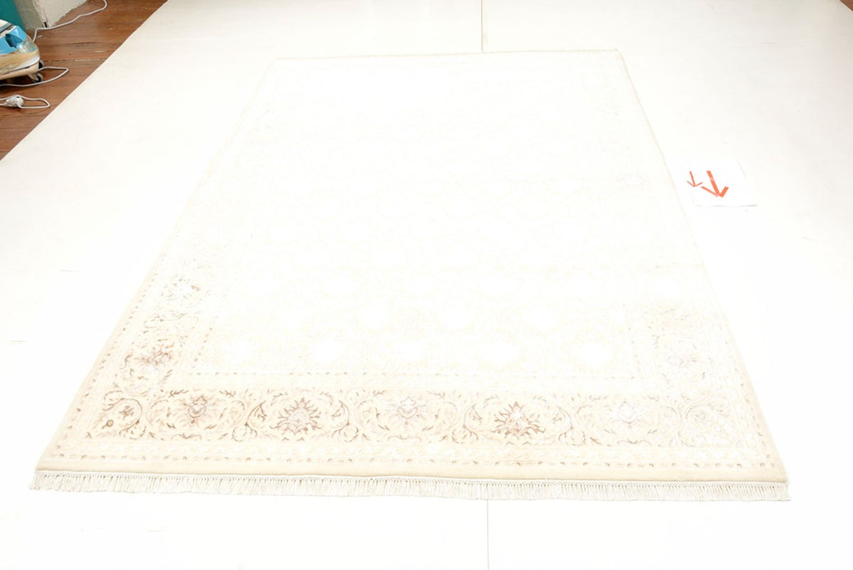 Tapis oriental - 240 x 176 cm - blanc