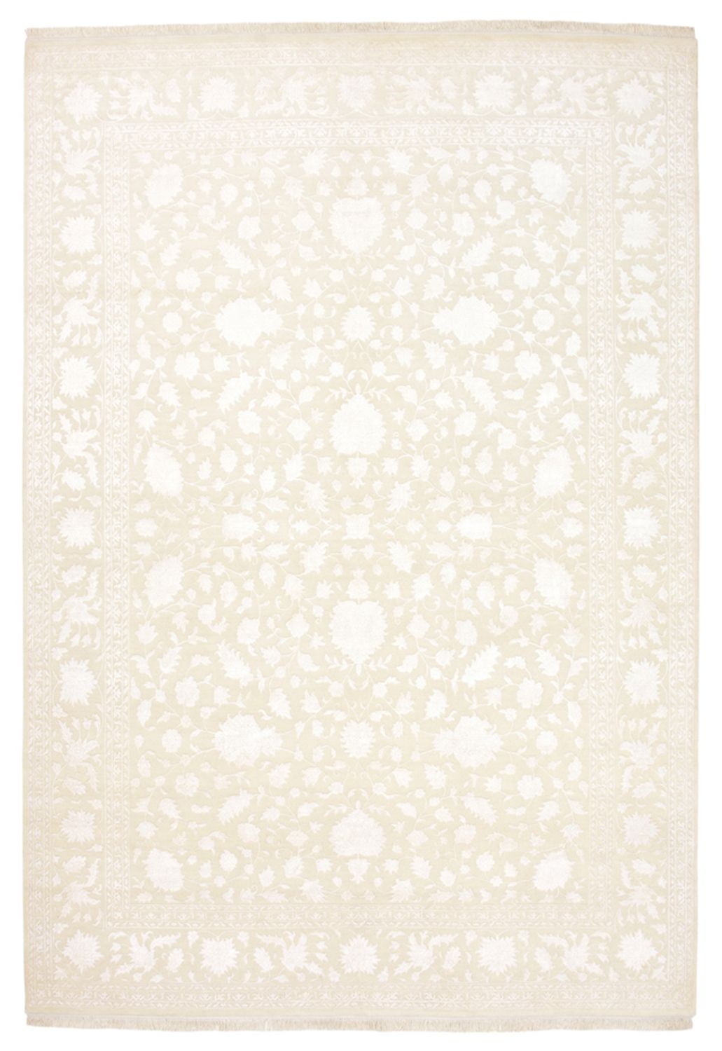 Tapis oriental - 350 x 242 cm - blanc