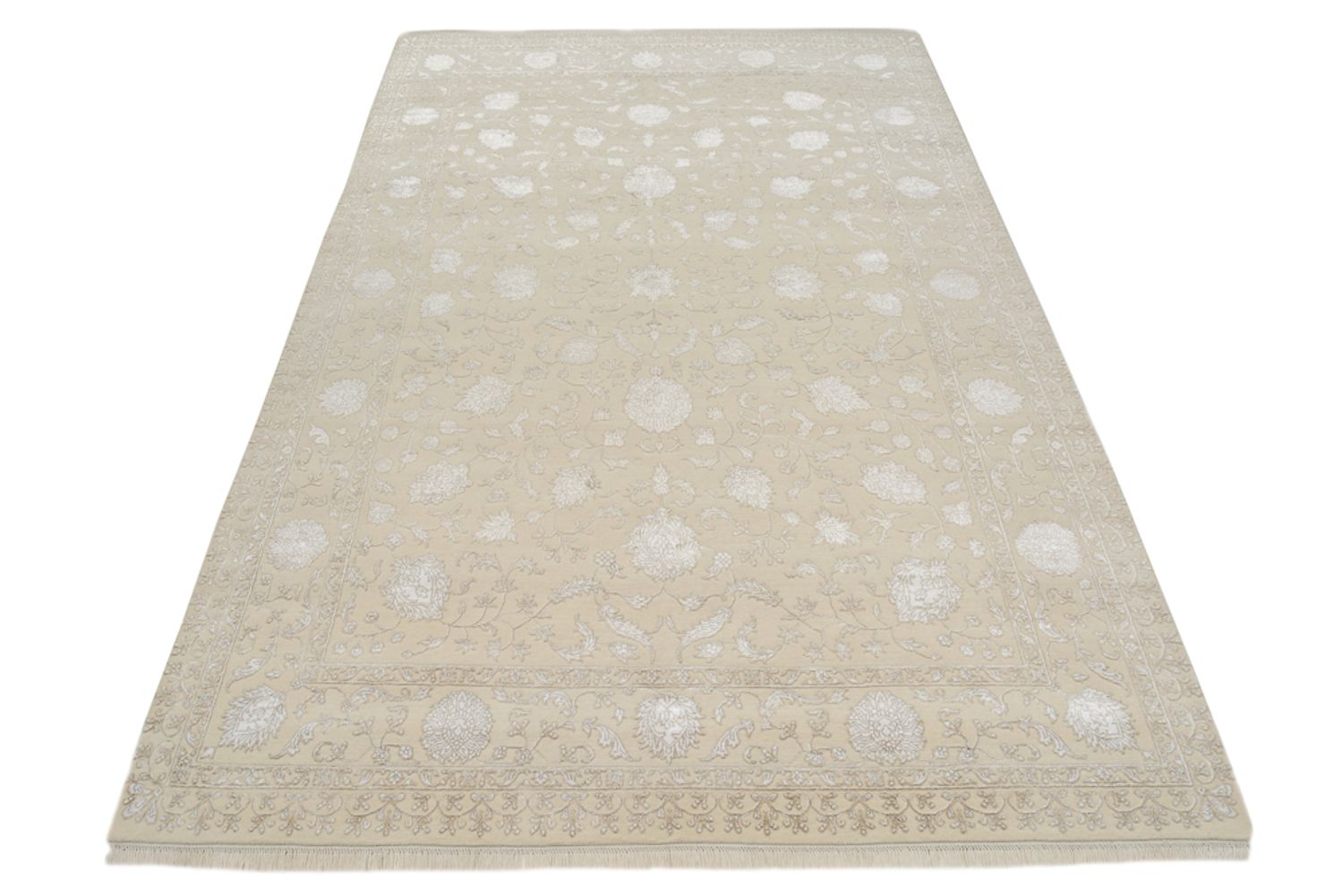 Tapis oriental - 302 x 208 cm - crème