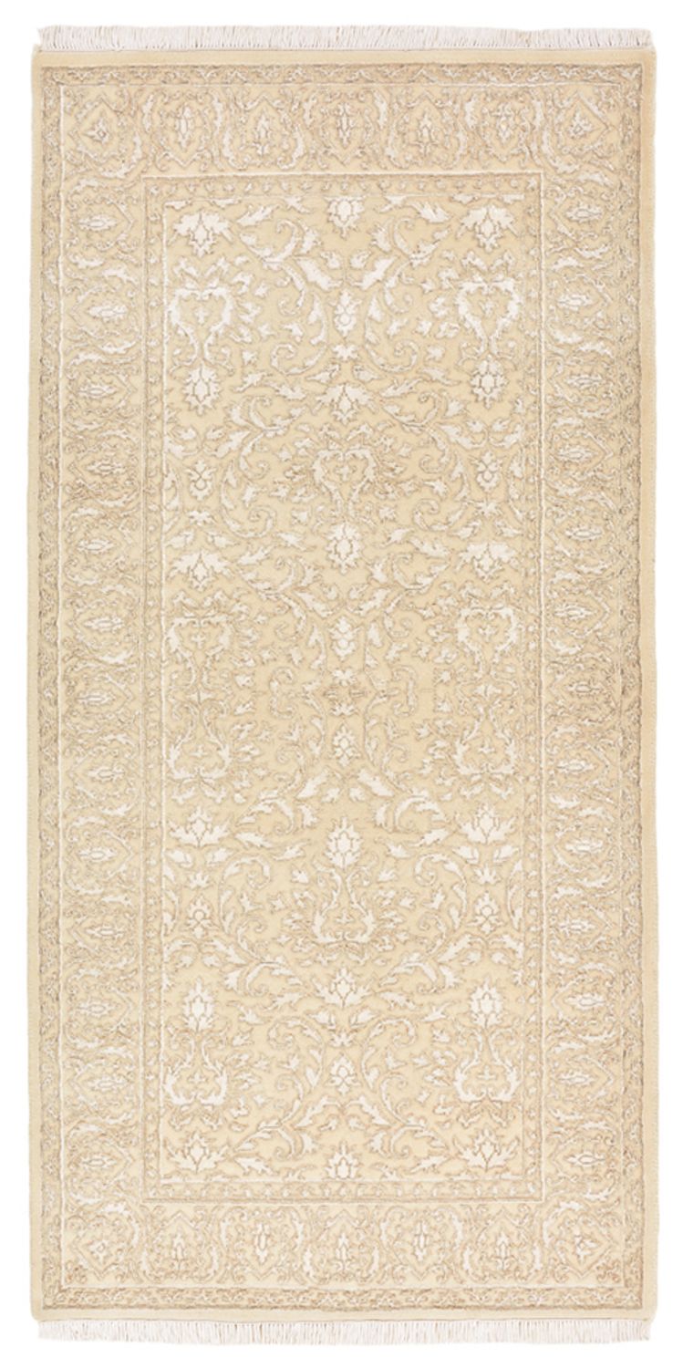 Tapis oriental - 144 x 73 cm - beige clair