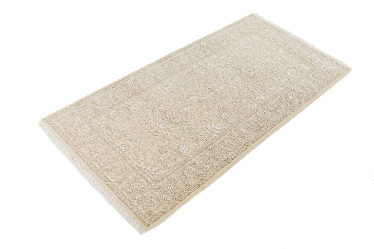 Tapis oriental - 144 x 73 cm - beige clair