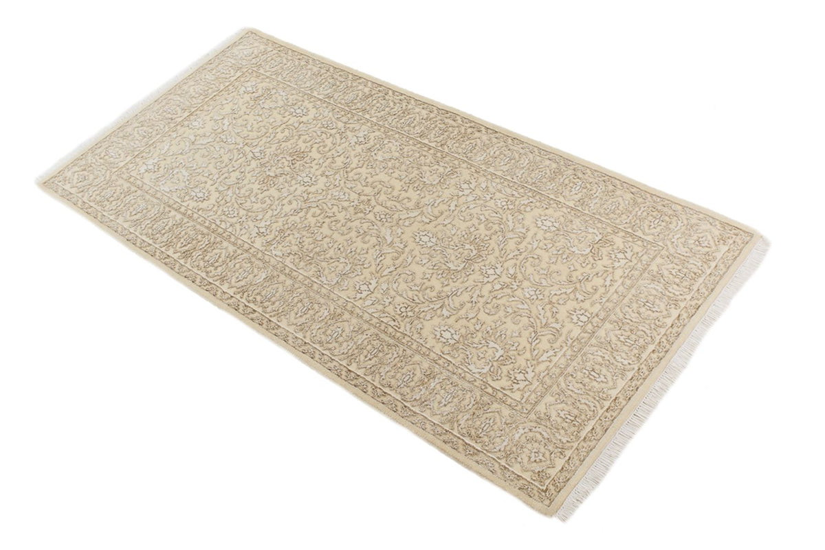 Tapis oriental - 144 x 73 cm - beige clair