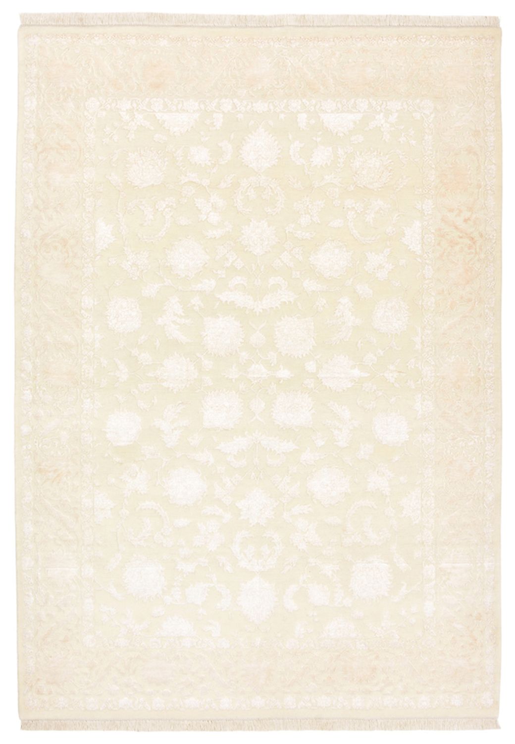 Tapis oriental - 242 x 170 cm - beige clair