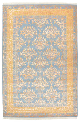 Tapis oriental - 307 x 206 cm - bleu clair