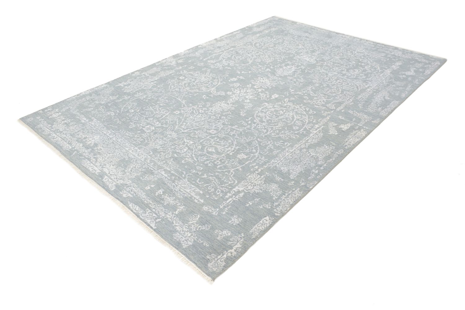 Tapis design - 286 x 199 cm - gris clair