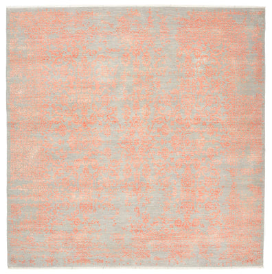 Tapis design carré  - 248 x 247 cm - orange
