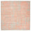 Tapis design carré  - 248 x 247 cm - orange