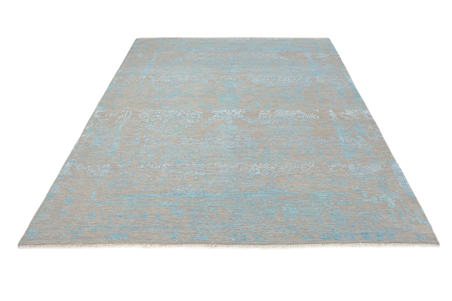 Tapis design - 401 x 307 cm - bleu clair