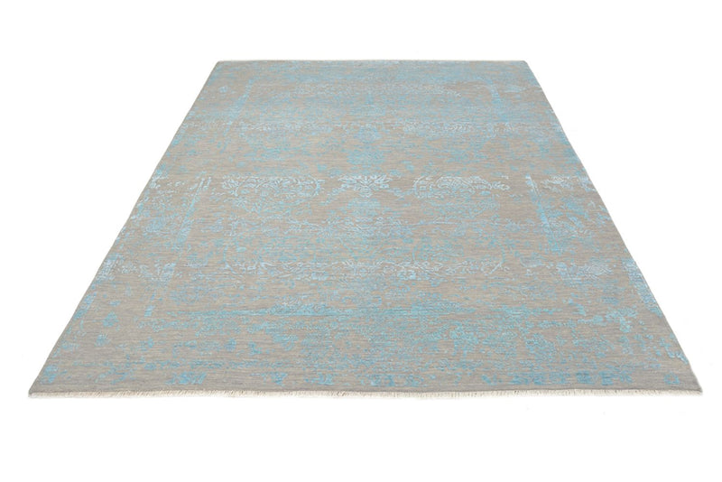 Tapis design - 401 x 307 cm - bleu clair