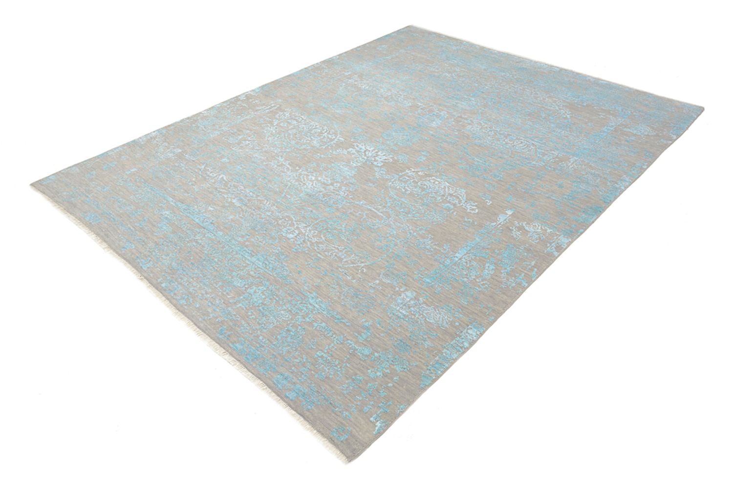 Tapis design - 401 x 307 cm - bleu clair