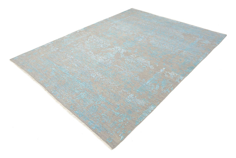 Tapis design - 401 x 307 cm - bleu clair
