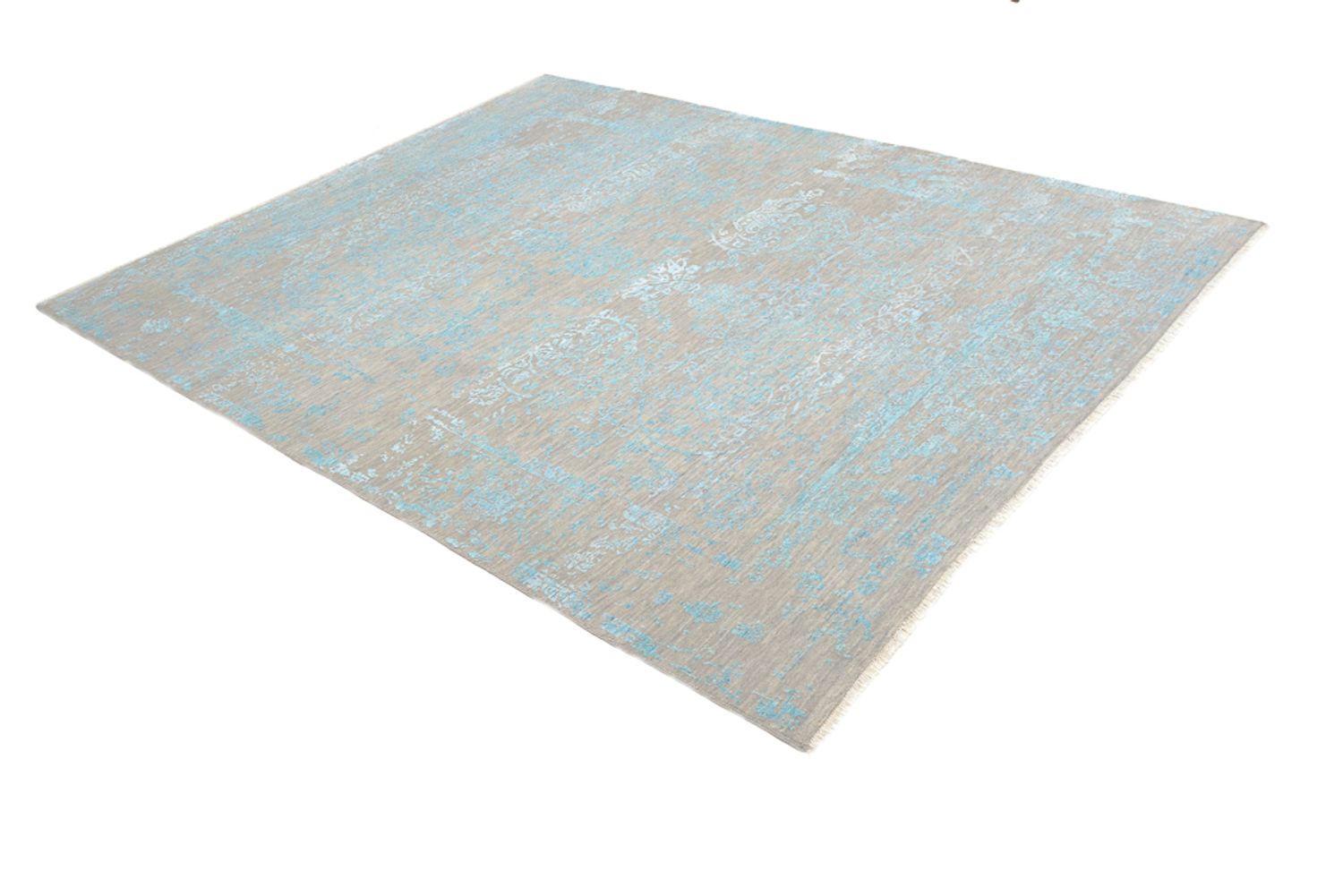 Tapis design - 401 x 307 cm - bleu clair