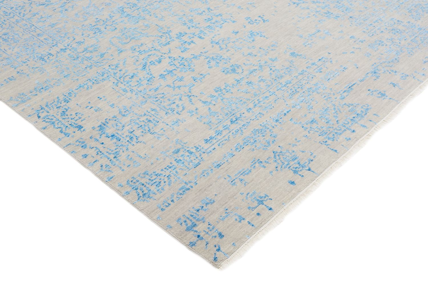 Tapis design - 289 x 274 cm - bleu clair