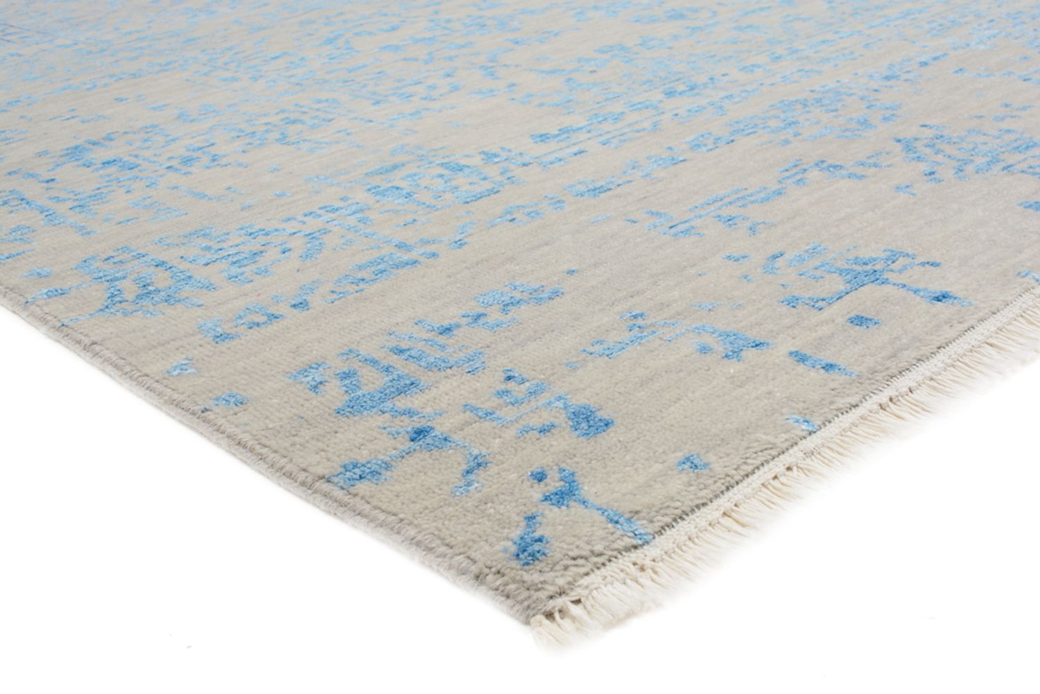 Tapis design - 289 x 274 cm - bleu clair