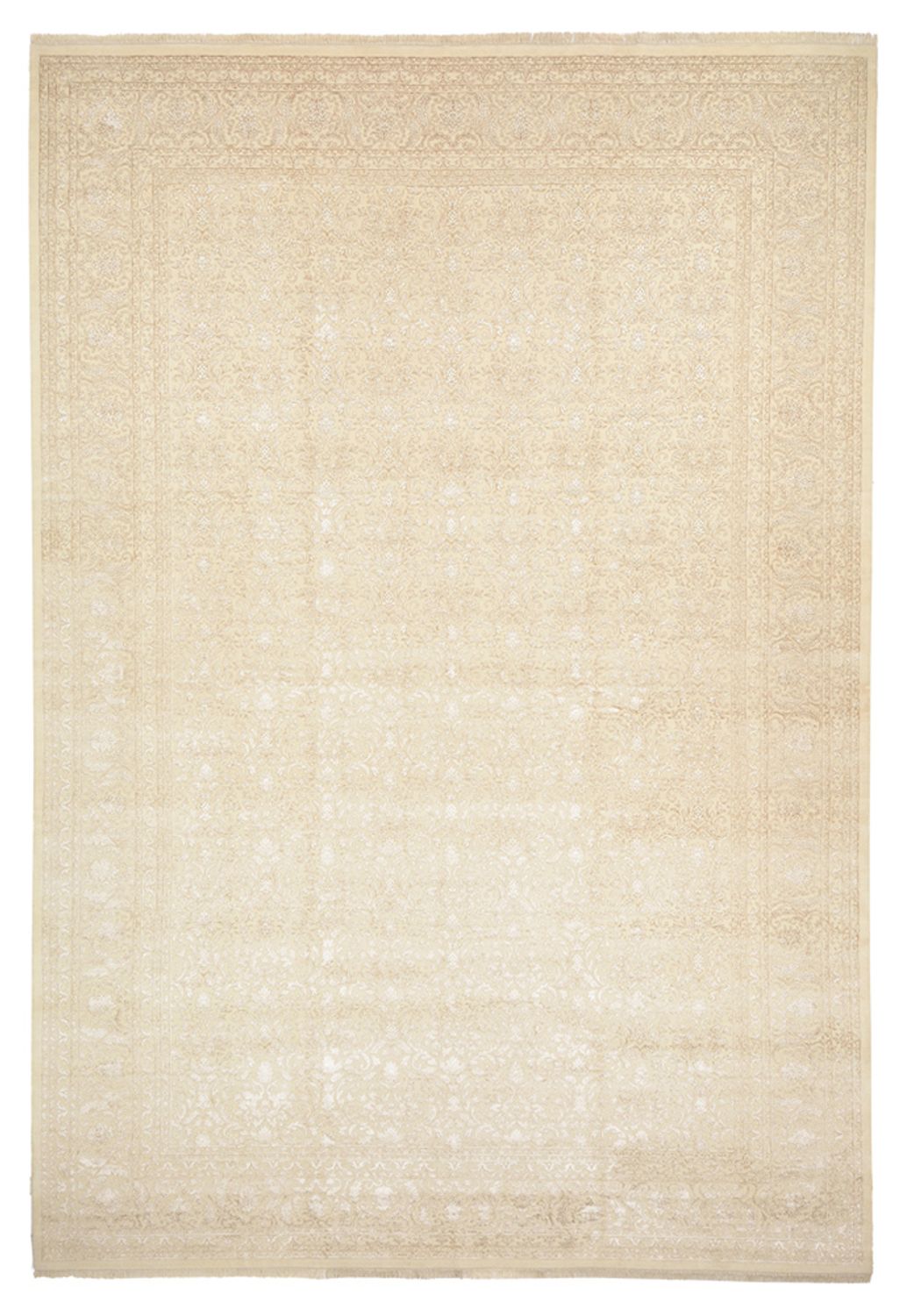 Tapis design - 541 x 364 cm - beige clair