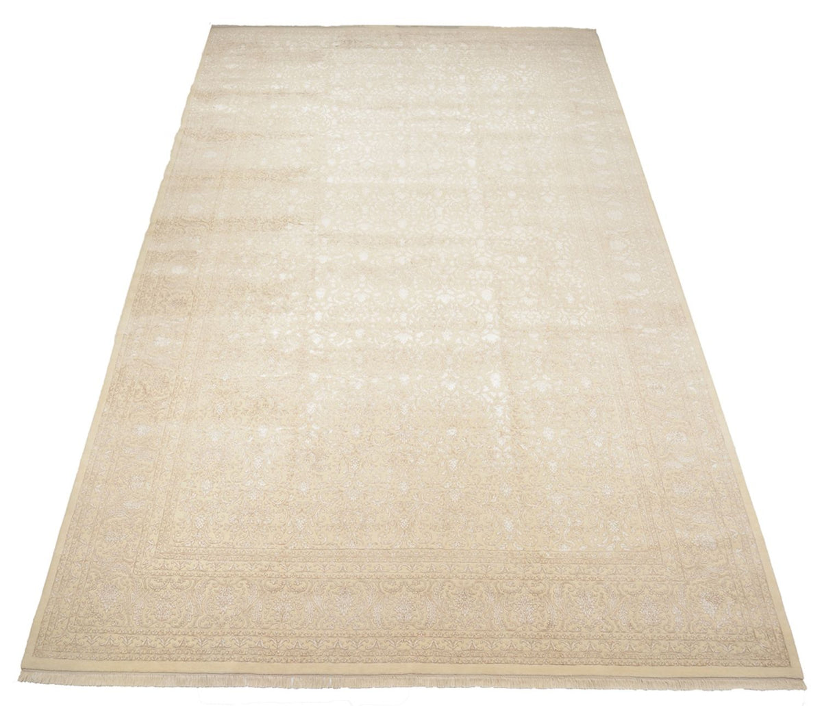 Tapis design - 541 x 364 cm - beige clair