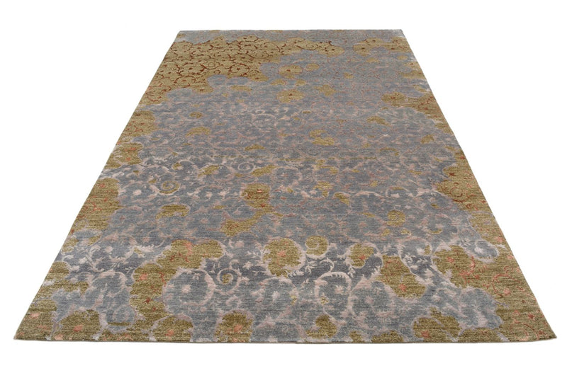 Tapis design - 273 x 182 cm - vert olive