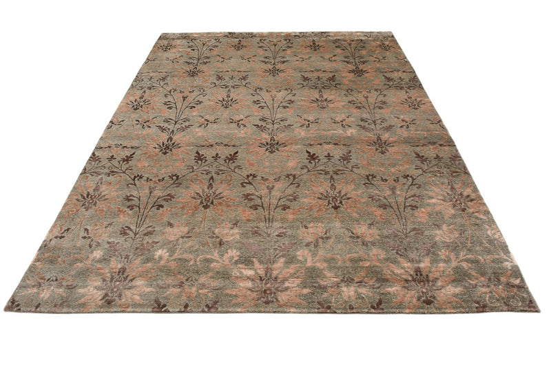 Tapis design - 302 x 204 cm - marron foncé