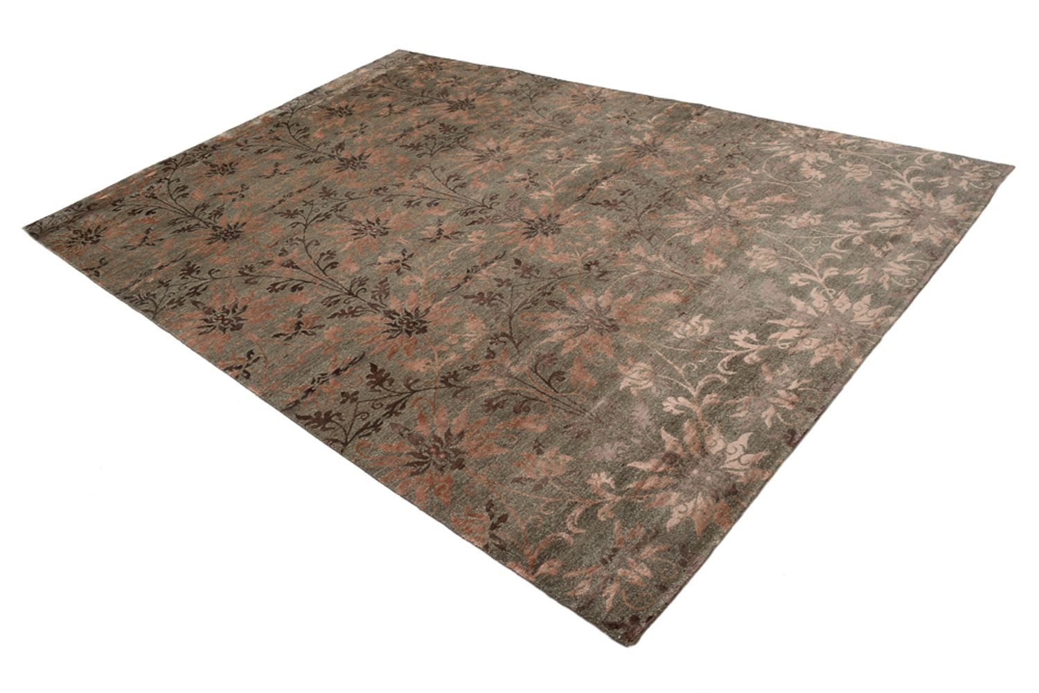 Tapis design - 302 x 204 cm - marron foncé