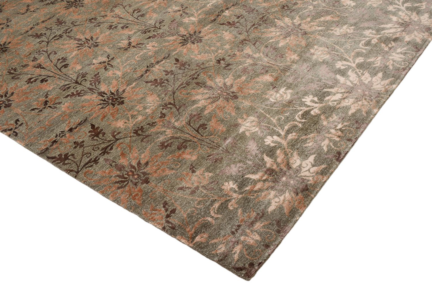 Tapis design - 302 x 204 cm - marron foncé