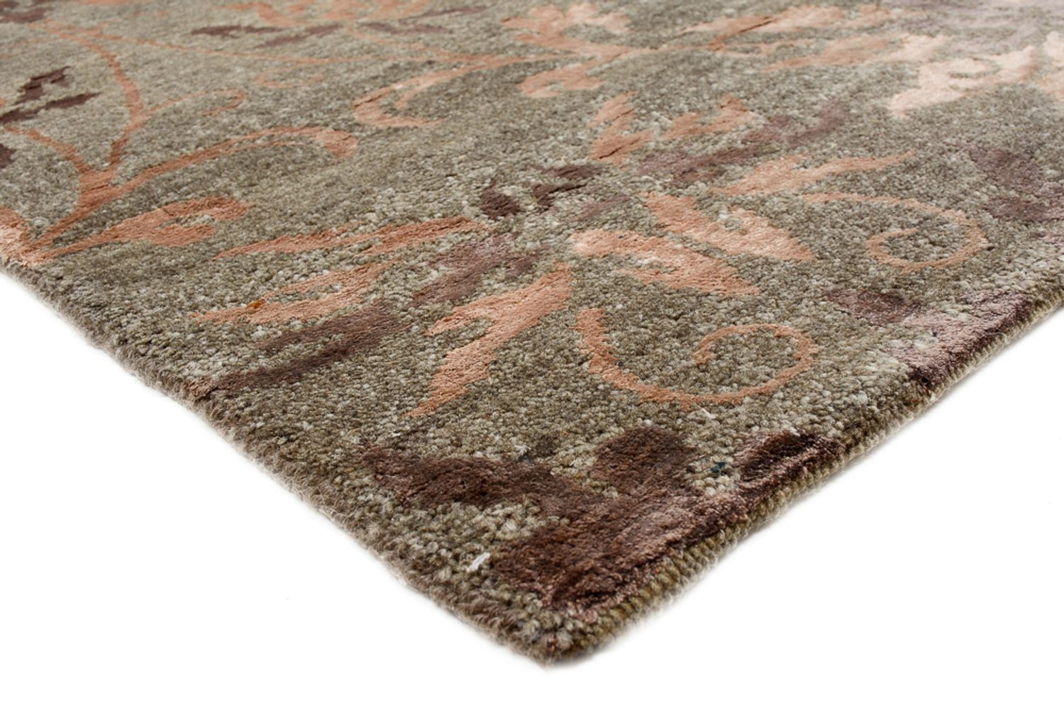 Tapis design - 302 x 204 cm - marron foncé