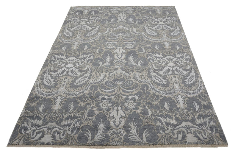 Tapis design - 304 x 205 cm - gris clair