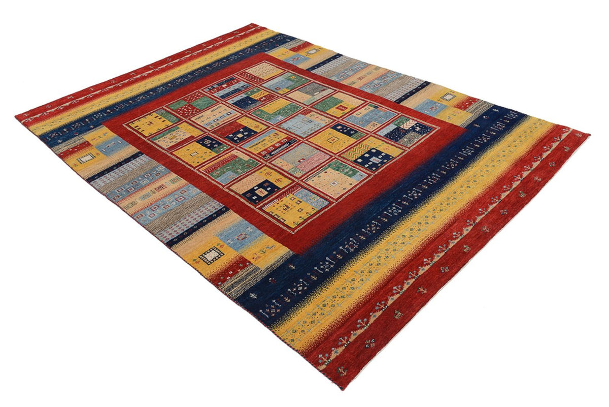 Tapis Gabbeh - Loribaft Indus - 240 x 173 cm - multicolore