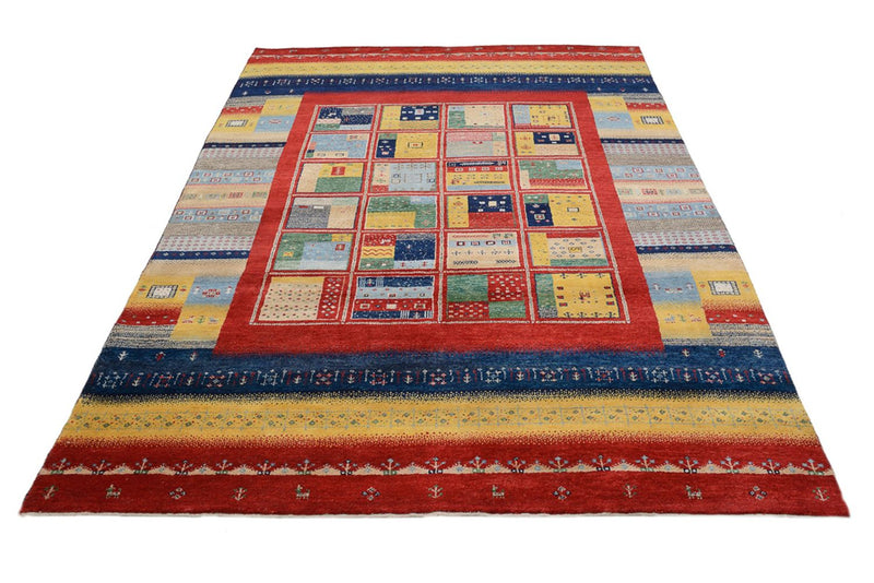 Tapis Gabbeh - Loribaft Indus - 240 x 173 cm - multicolore