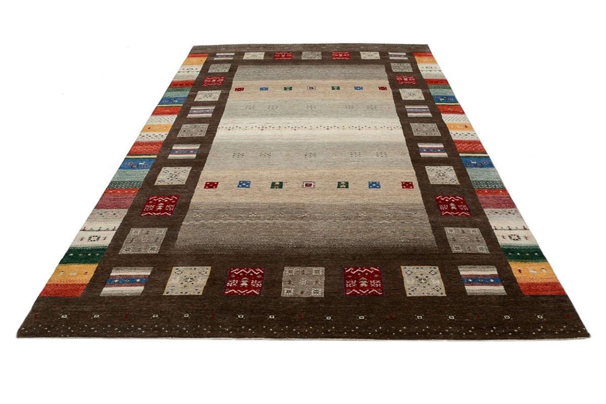 Tapis Gabbeh - Loribaft Indus - 308 x 203 cm - multicolore