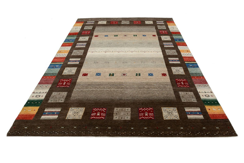 Tapis Gabbeh - Loribaft Indus - 308 x 203 cm - multicolore