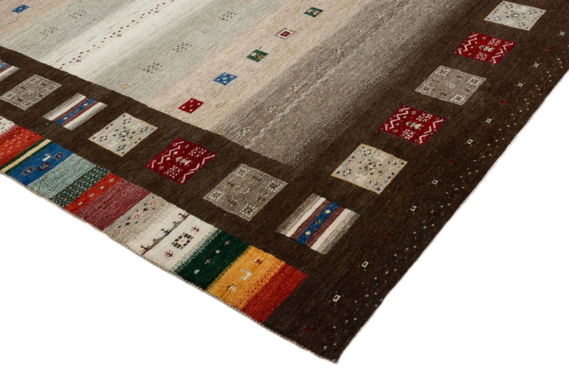 Tapis Gabbeh - Loribaft Indus - 308 x 203 cm - multicolore