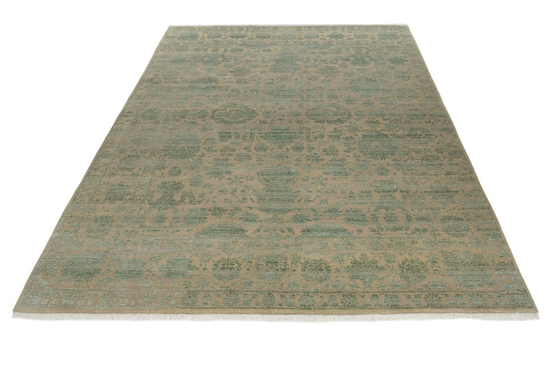 Tapis design - 326 x 248 cm - vert olive