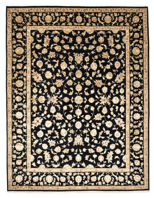 Tapis oriental - Tabriz - 304 x 236 cm - bleu foncé