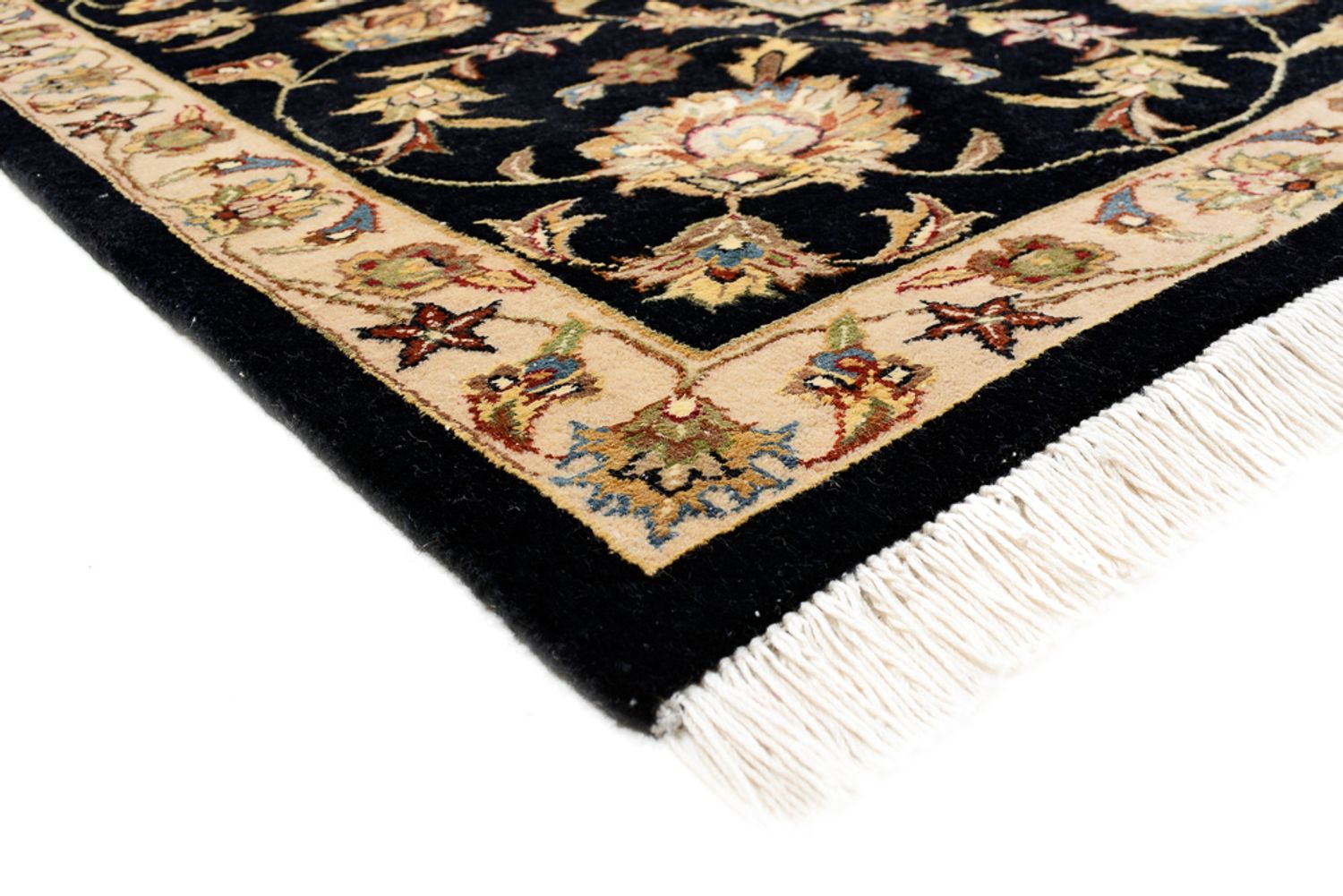 Tapis oriental - Tabriz - 304 x 236 cm - bleu foncé
