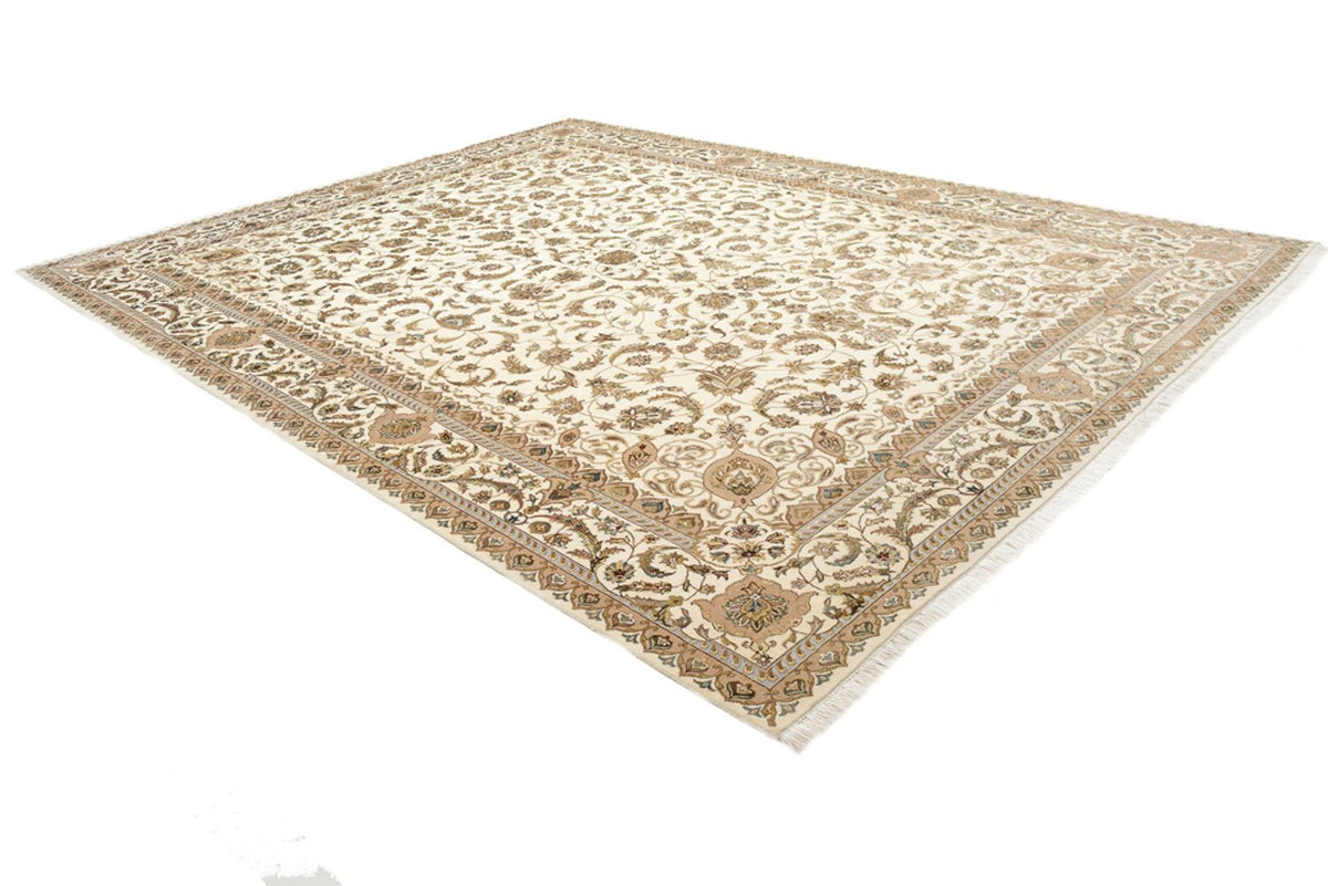 Tapis oriental - Tabriz - 364 x 275 cm - crème