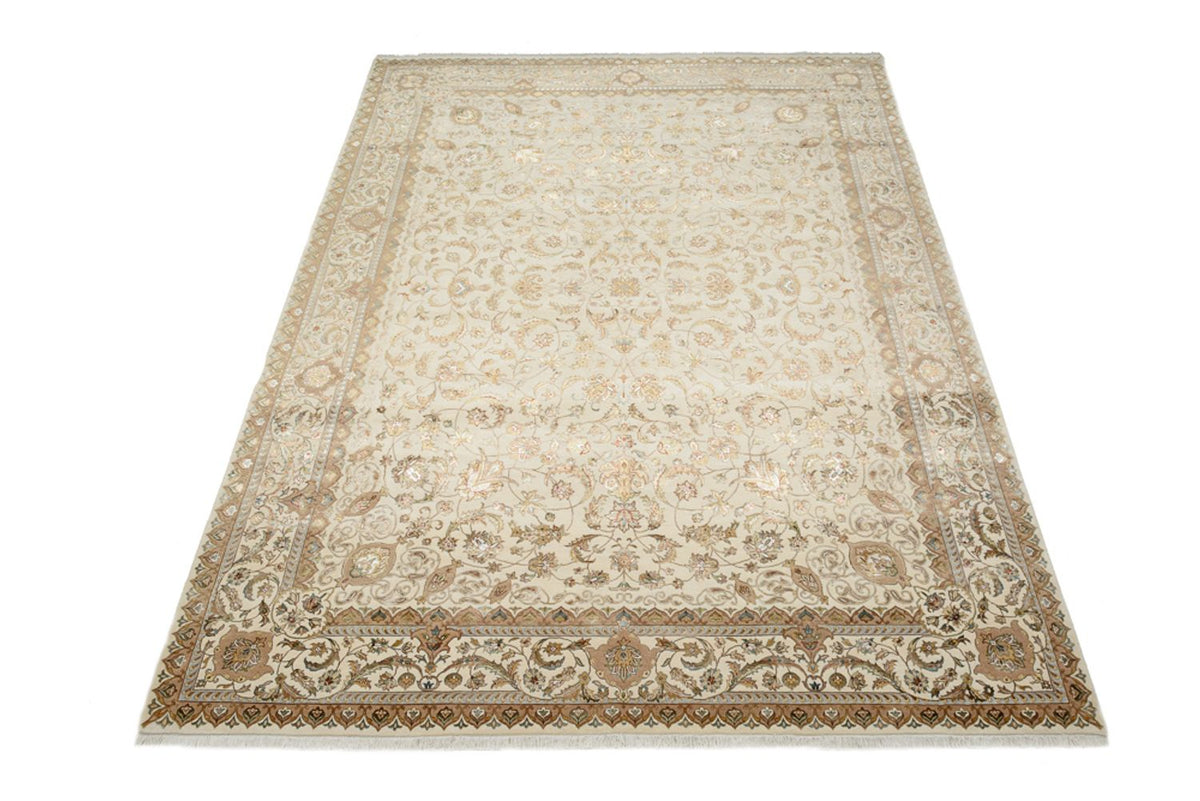 Tapis oriental - Tabriz - 364 x 275 cm - crème